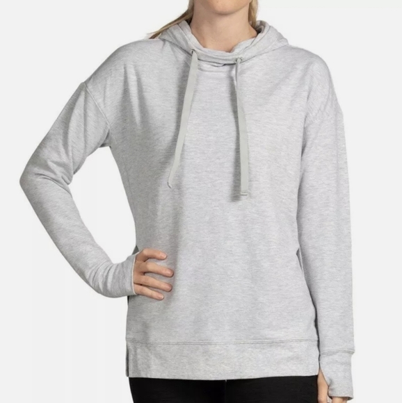 ACTIVE LIFE Gray Long Sleeved Hooded Sweatshirt - Picture 1 of 7